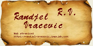 Ranđel Vračević vizit kartica